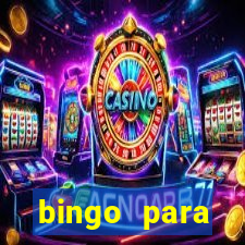 bingo para despedida de solteira para imprimir